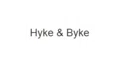 Hyke & Byke Coupons